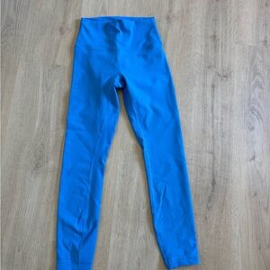 lululemon athletica Wunder Under Electric Blue Leggings